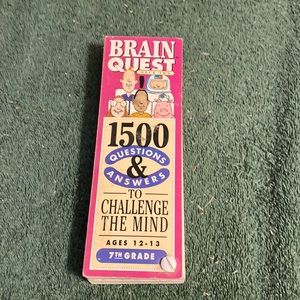 Vintage “ Brain Quest” for the 7th Grade. 1500 Questions and Answers.